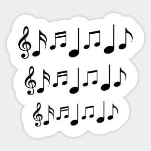 Musical Notes Sticker